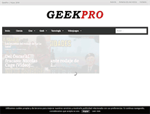 Tablet Screenshot of geekpro.es
